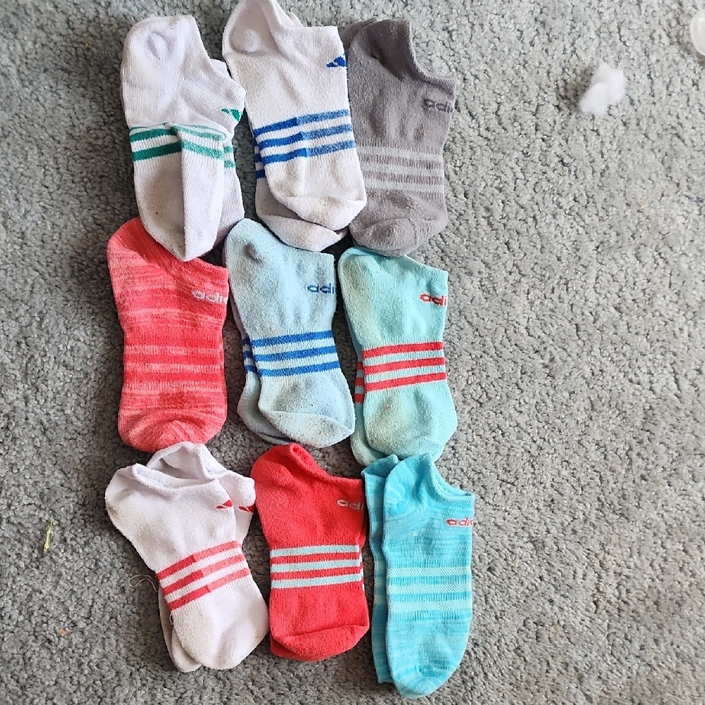 Adidas Women's Multicolor Ankle Socks Set